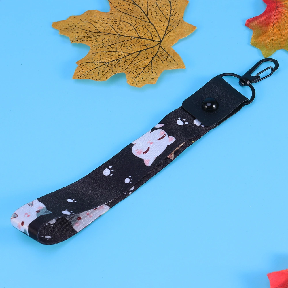 Cartoon Anti-lost Wrist Lanyards Strap Buckle Enhanced Hand Strap with Lobster Clip for Mobile Phone Torchlight Camera Random Style