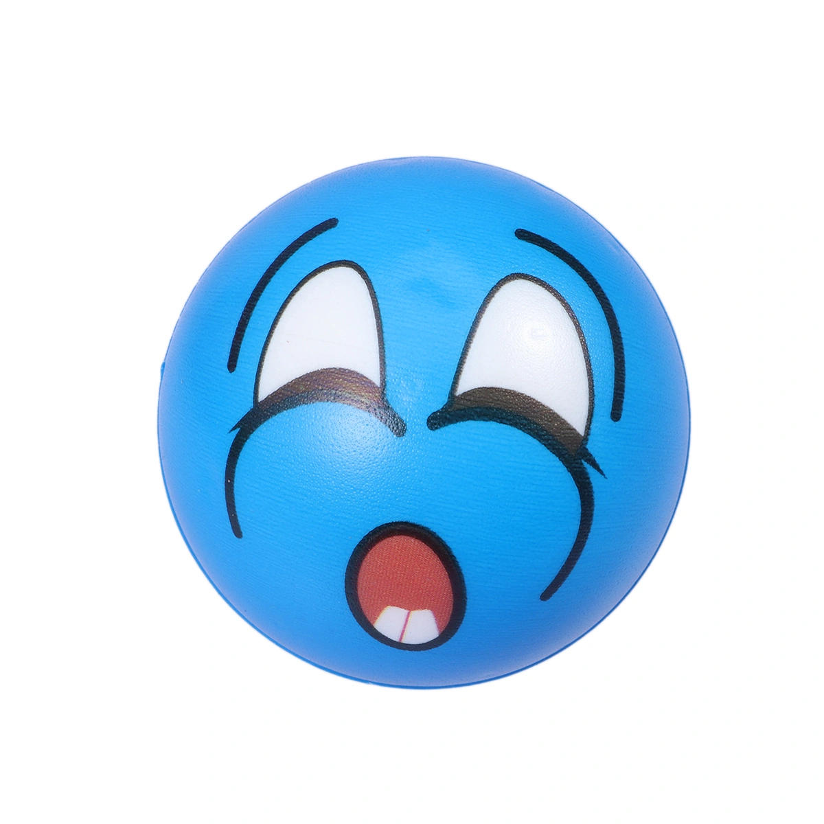 6pcs 63mm Anti Stress Ball Relief Cartoon Face PU Balls Anti Stress Toys for Chrildren Boys Girls Adults (Random Pattern)