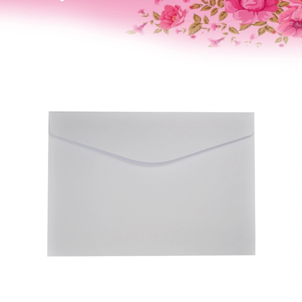 50 Pcs 23x16cm Solid White Invitations Postcard Envelope for Writing Letters