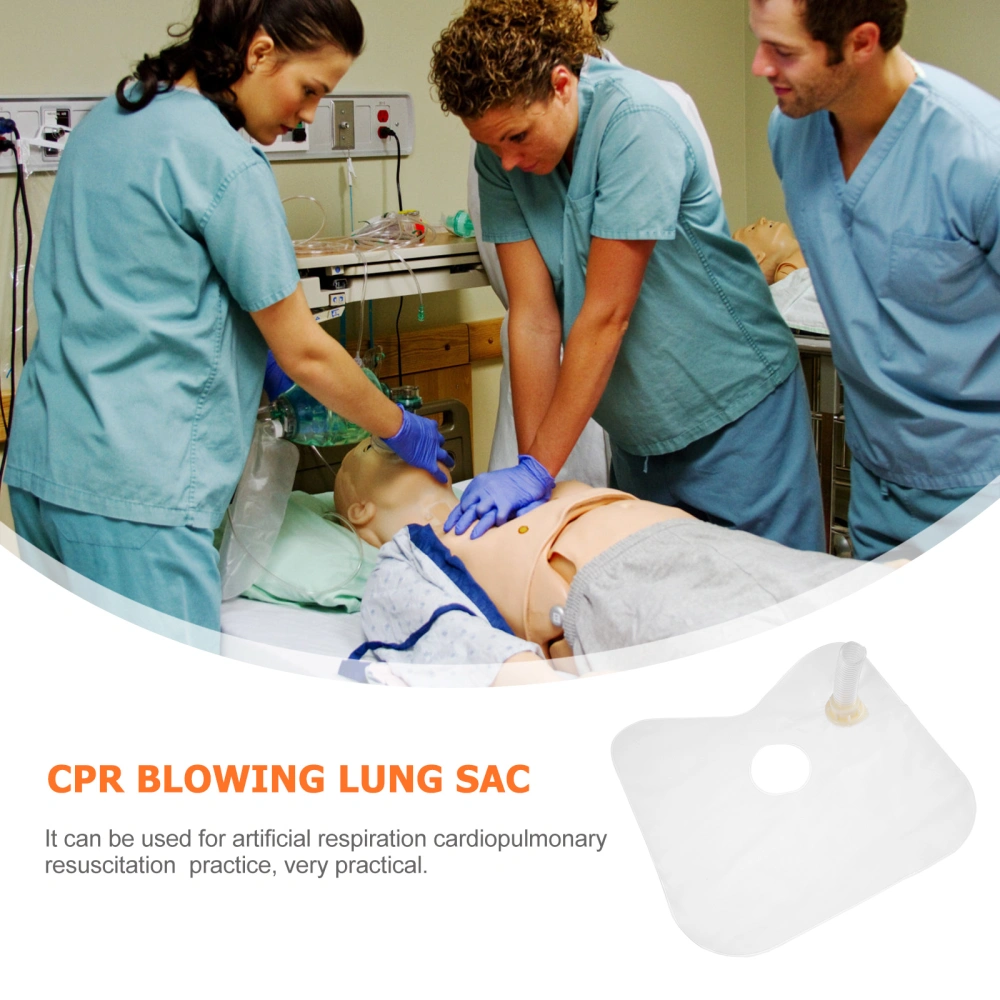 3Pcs CPR Simulation Lung Bags CPR Blowing Lung Sac Students Training Models