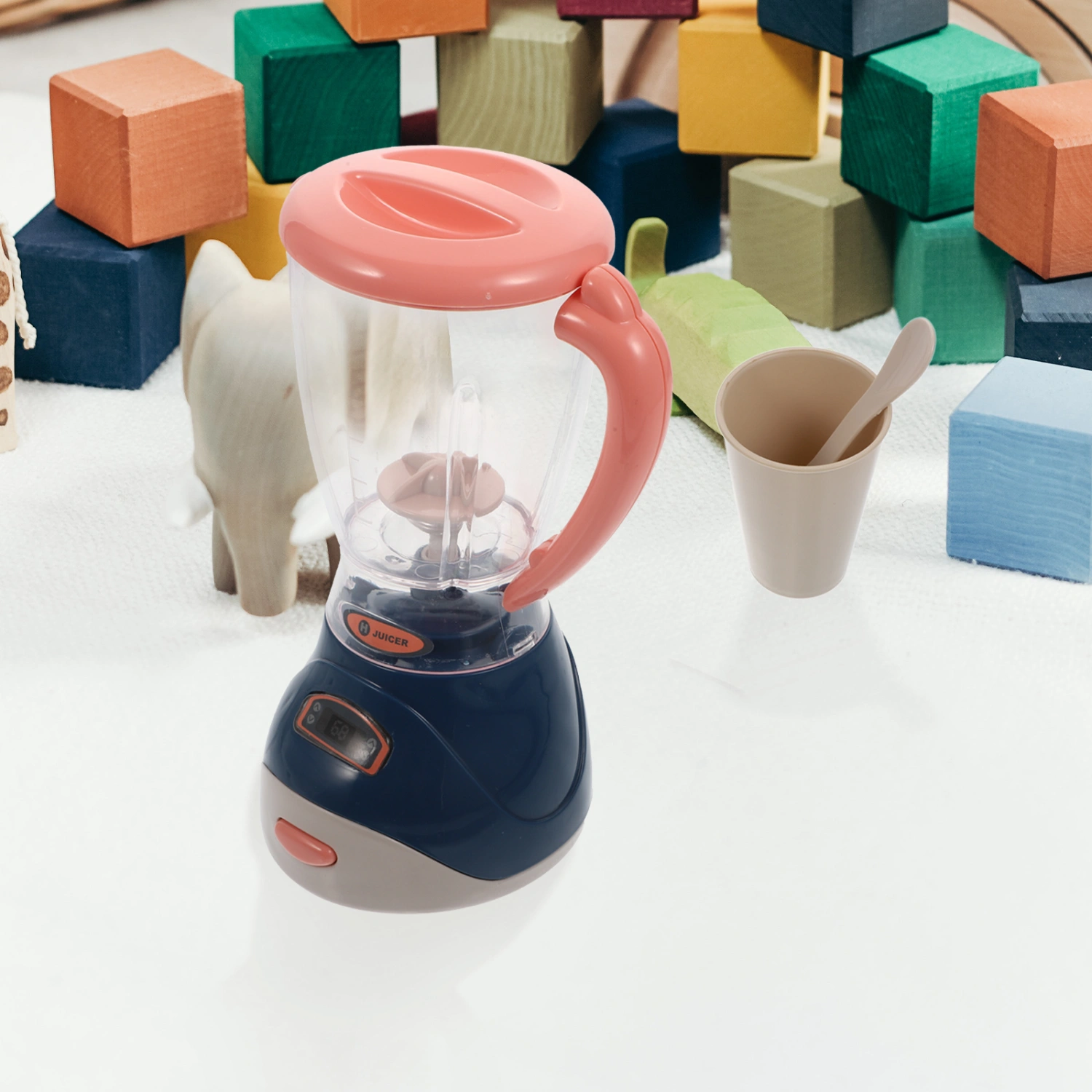 1Pc Children's Play House Toy Simulation Electric Juice Machine for Kids