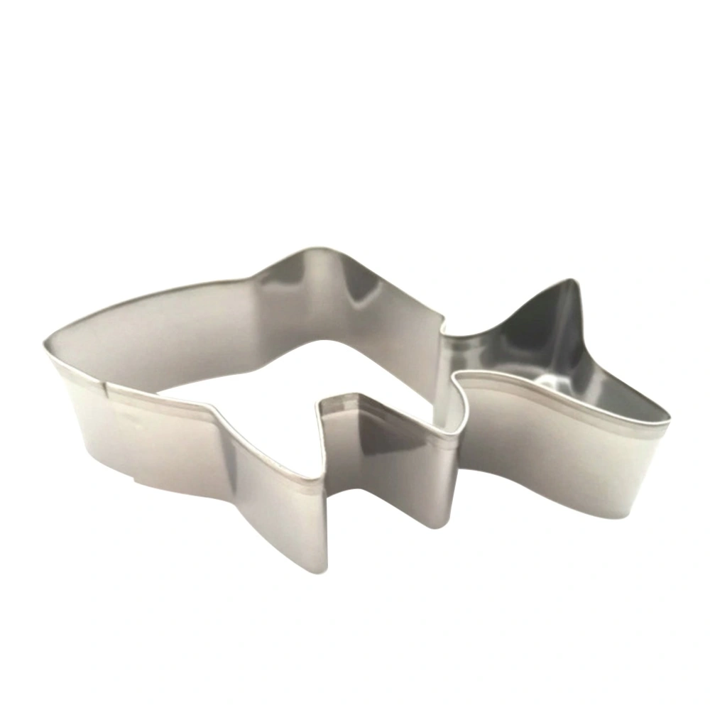 3Pcs Stainless Steel Fish Shape Cookie Cutters Set Baking Metal Pastry Cutters Mini Cutters for Kitchen Baking Holiday