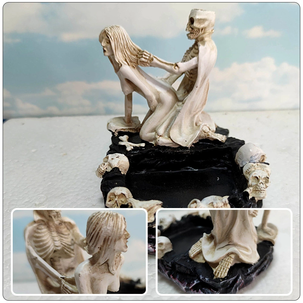 Fancy Ashtray Halloween Decoration Skull Decoration Desktop Cigar Ashtray