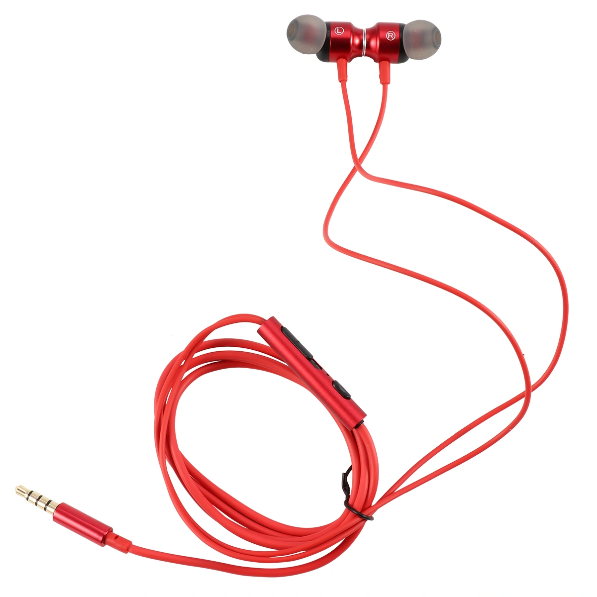 Wired Earbuds Ergonomic 3.5mm Plug In-ear Wired Control Headphones With Mic