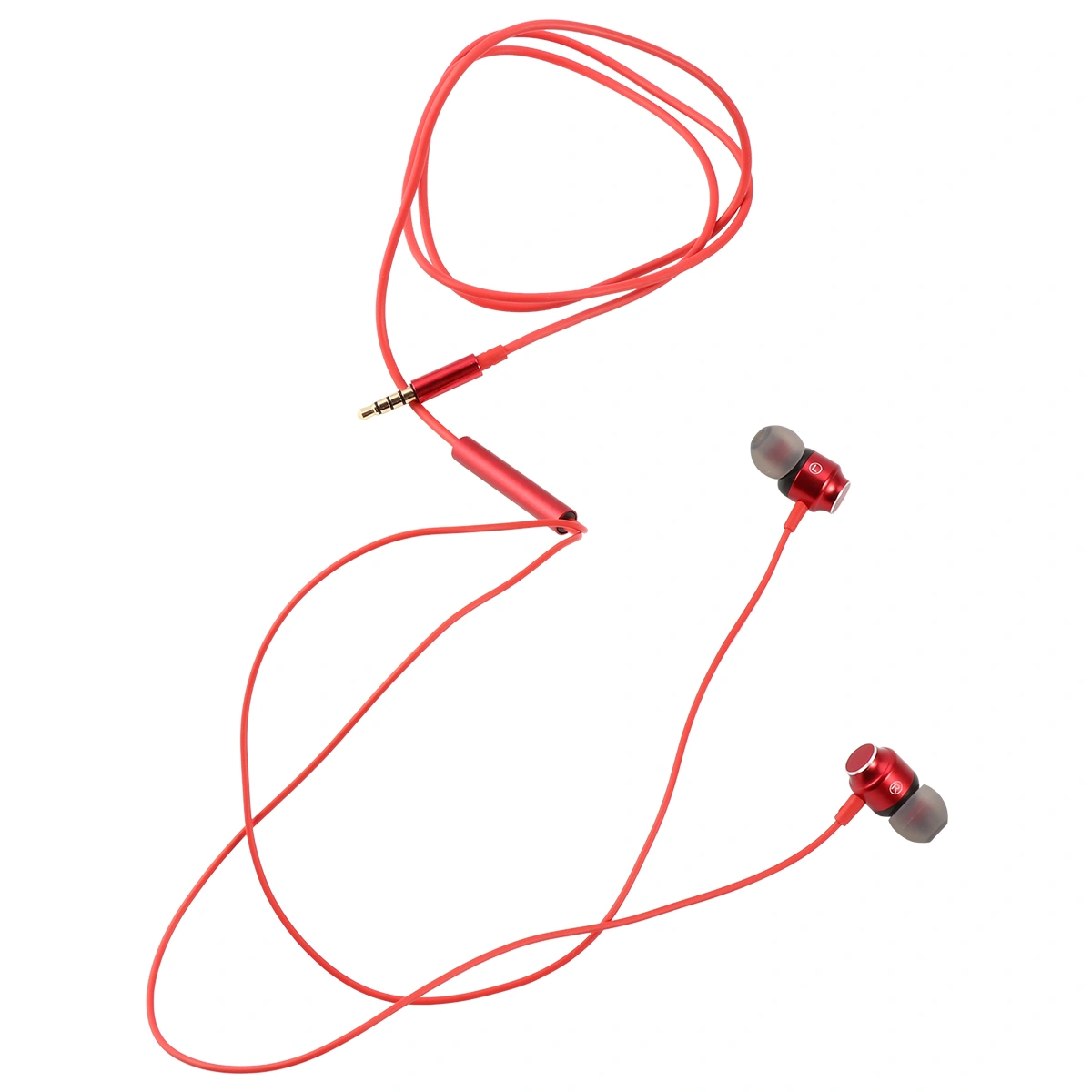 Wired Earbuds Ergonomic 3.5mm Plug In-ear Wired Control Headphones With Mic