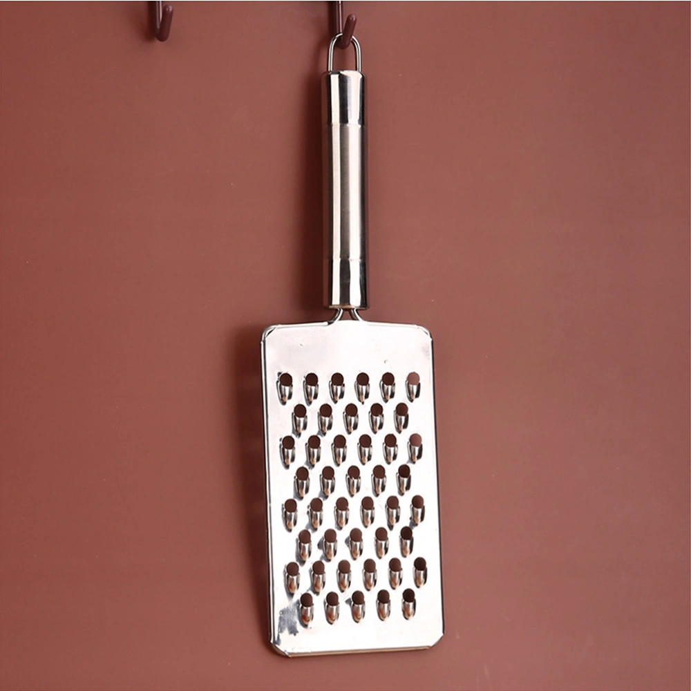 Kitchen Multifunctional Grater Stainless Steel Radish and Potato Scraper (Silver)