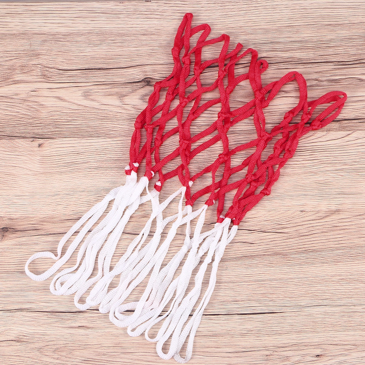 Standard Strong and Durable Braided Multicolor Basketball Net for Outdoors or Indoors Basketball Sports