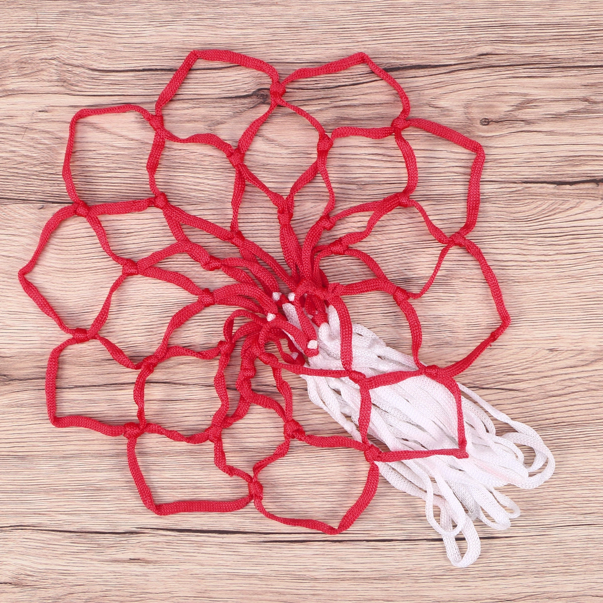 Standard Strong and Durable Braided Multicolor Basketball Net for Outdoors or Indoors Basketball Sports