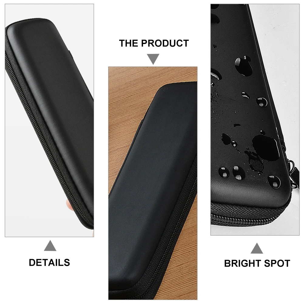 1 Pc Protective Pencil Case Pen Storage Cover Compatible with Apple Pencil Gen 1/2 (Black)