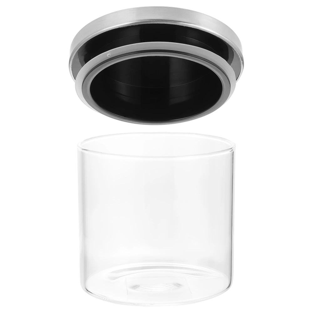 Leak-proof Glass Seal Jar Food Storage Glass Bottle with Stainless Steel Lid