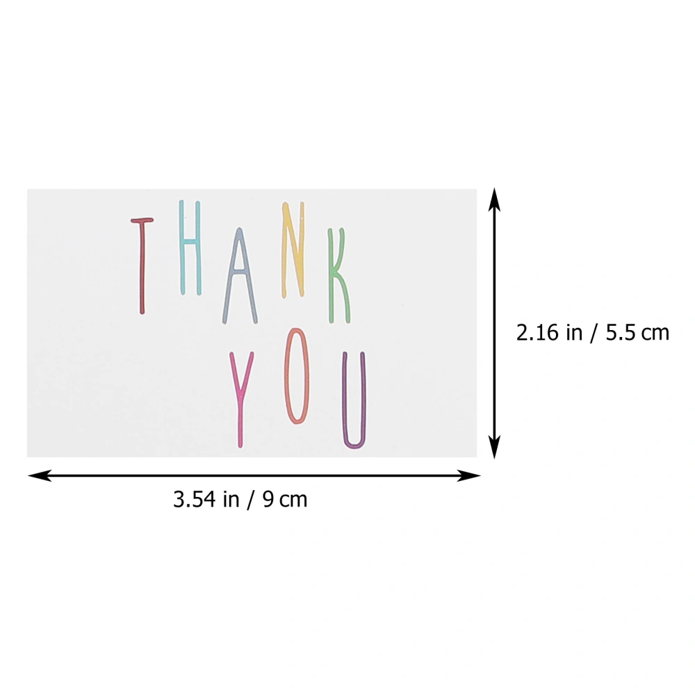 150Pcs Thank You Cards Festive Greeting Cards Chic Blessing Gift Greeting Cards