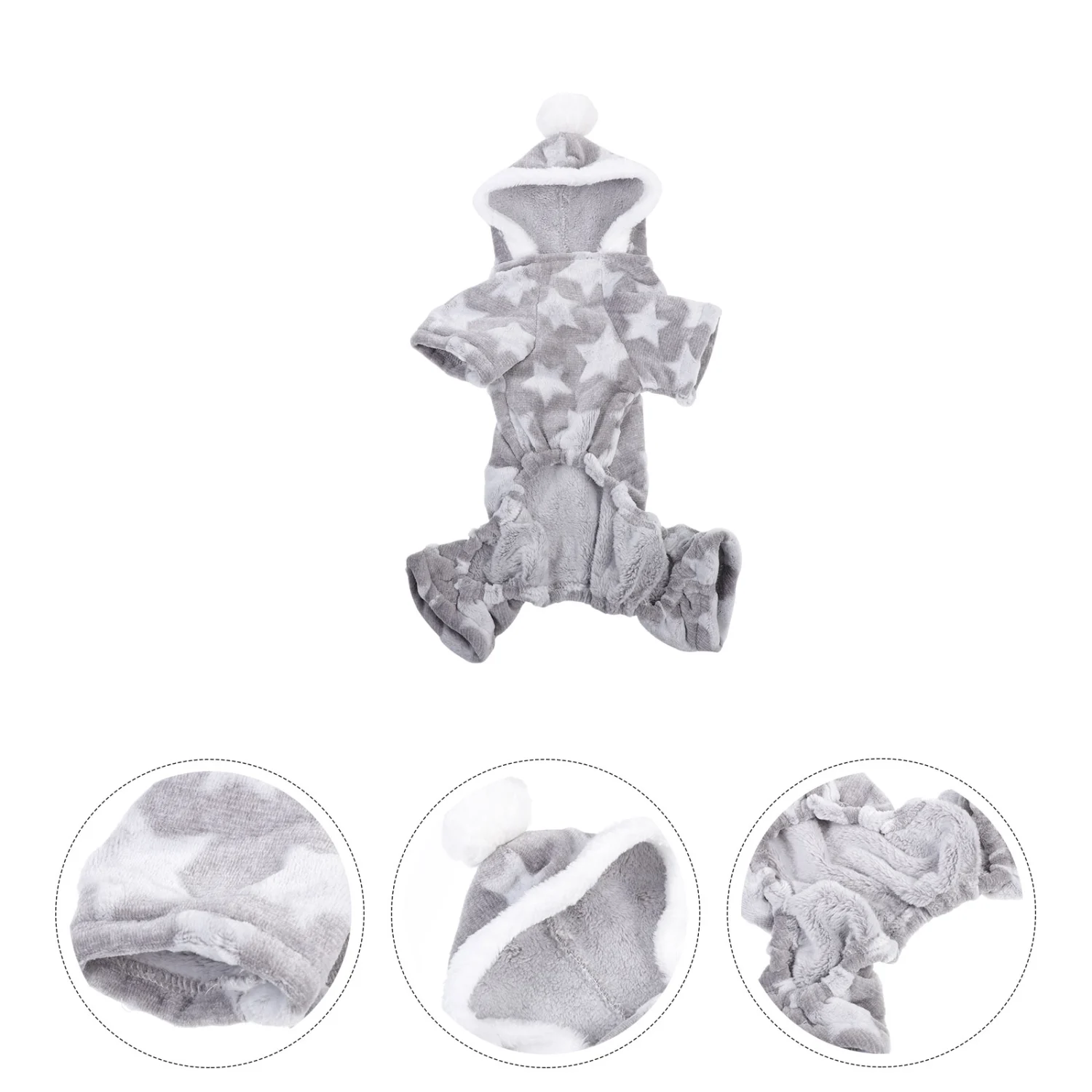 1pc Pet Dog Costume Autumn Pet Outfit Decorative Pet Costume Dog Clothes with Hat