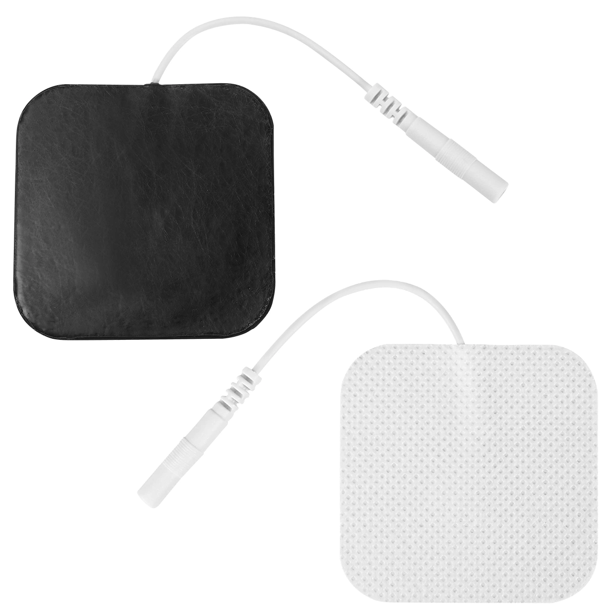 UEETEK 24pcs Latex-Free Tens Unit Electrode Pads 5x5cm Reusable Tens Unit Patches with Self-Stick Performance and Non-Irritating Design
