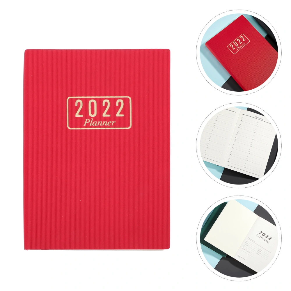 1 Set of Efficiency Manual Notepad Business Writing Memo 2022 Office Planner