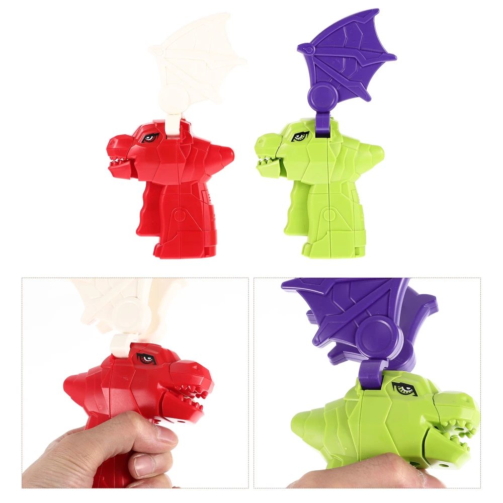 2Pcs Kids Cheer Prop Cheering Hand Clapper Kids Dinosaur Clapper Toy Kids Dinosaur Toy