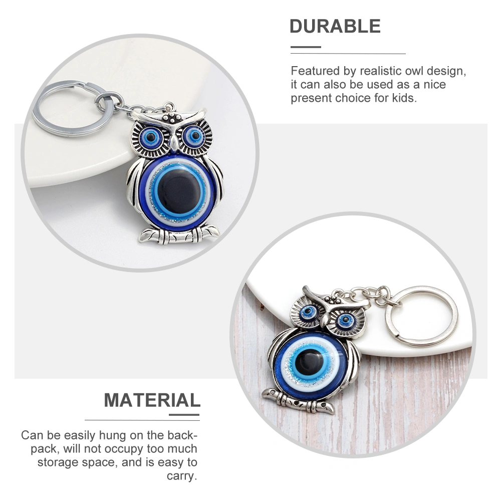 Owl Shape Key Pendant Owl Modeling Key Ring Backpack Pendant Owl Keychain