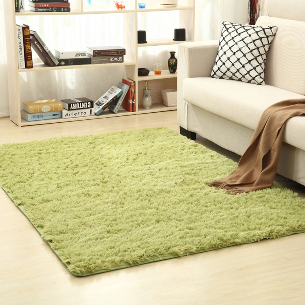 Modern Rugs Living Room Carpet Bedroom Rug for Children Play Solid Home Decorator Floor Mat Carpet 40x60cm (Grass Green)
