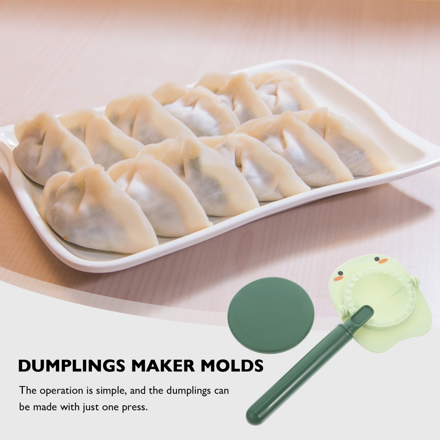 1 Set of Dumplings Maker Molds Dumplings Making Tools Restaurant Kitchen Gadget