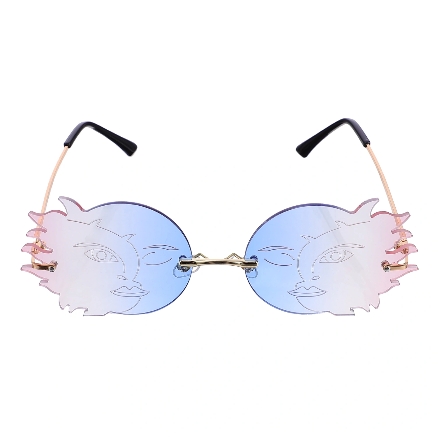 Photographic Sunglasses Unique Frame-less Glasses Photo Taking Glasses