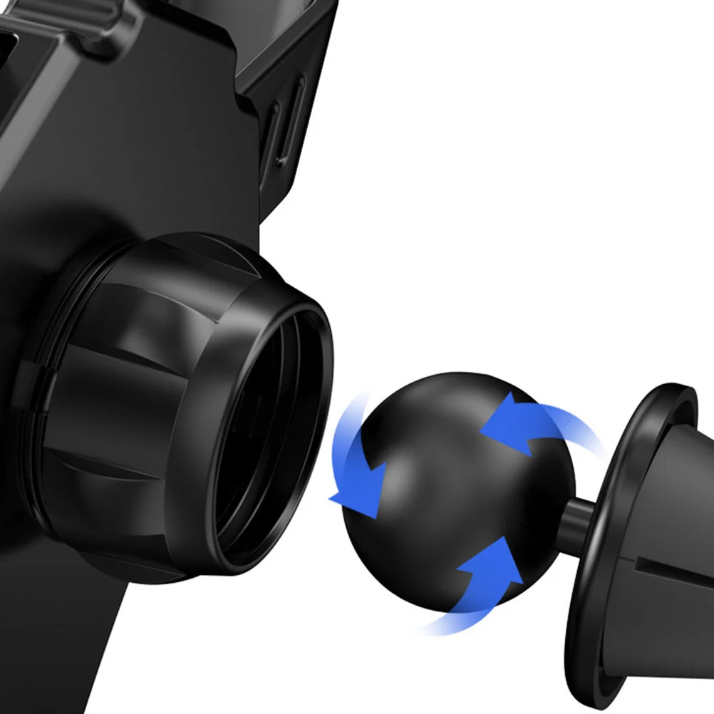 Gravity Car Phone Holder Car Air Outlet Mount Mobile Phone Holder Cell Stand Support (Black)