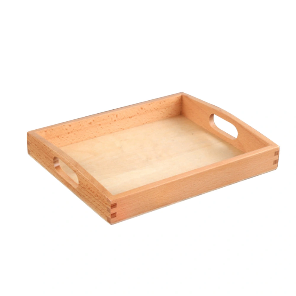 Wooden Tray Durable Serving Box Practical Storage Container for Things to Paint