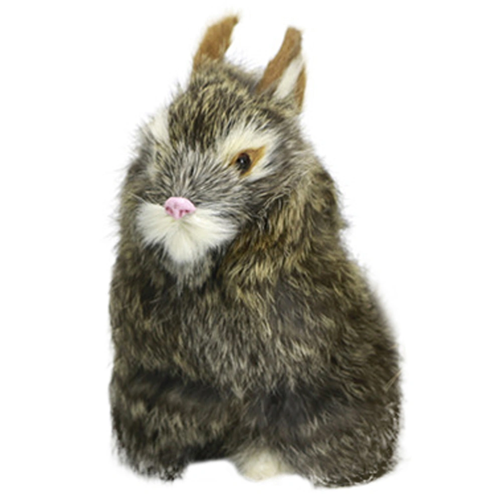 Imitated Rabbit Decoration Desktop Decorative Rabbit Funny Rabbit Ornament