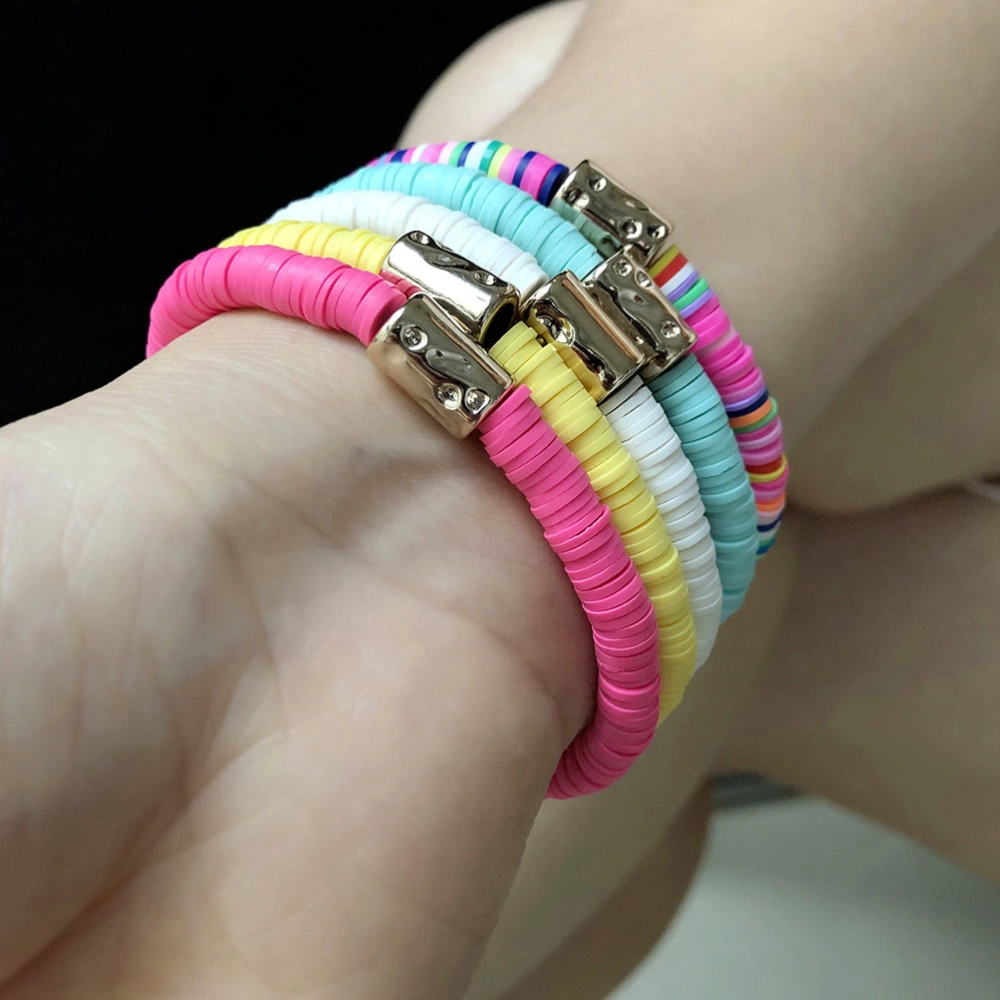 Bohemian Style Bracelet Colorful Handmade Bracelet Elastic Wrist String