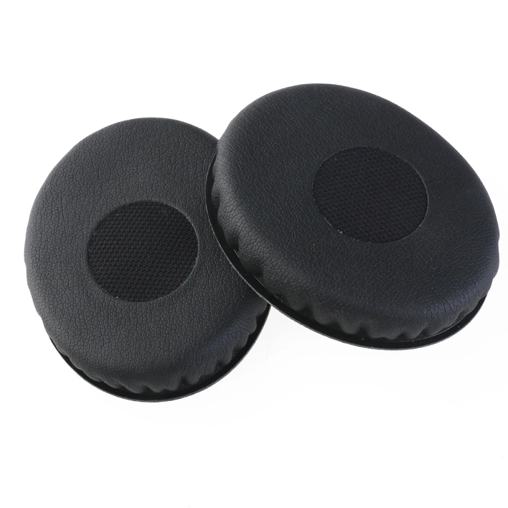 A Pair of Replacement PU Earpads Ear Pads Ear Cushions for Sennheiser HD228 HD218 HD219 HD229 HD220 Headphones (Black)