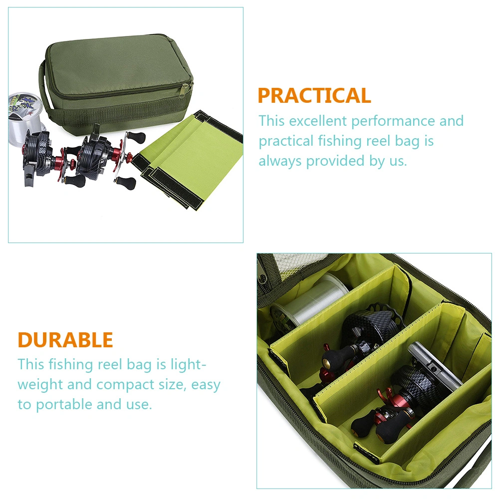 Professional Fishing Reel Case Wear-resistant Fishing Bag Convenient Tackle Box Bag Fishing Accessory