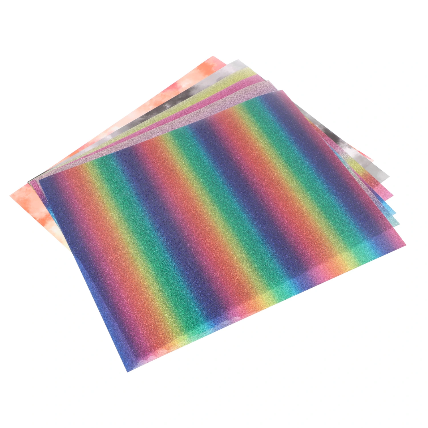 6 Sheets Self-adhesive Vinyl Films Heat Transfer Membrane DIY Clothing Transfer Films