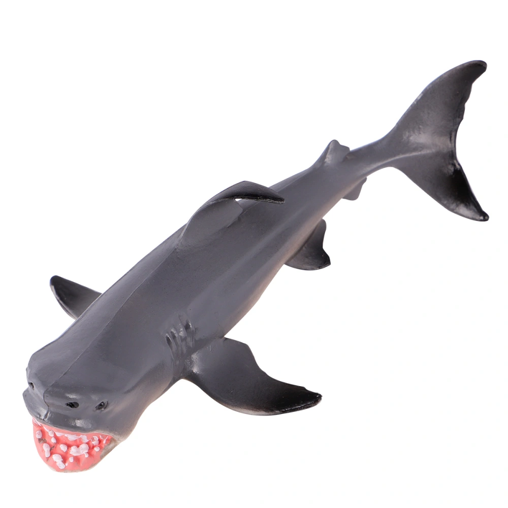 Great White Shark Decor Imitation Marine Animal Adorable Shark Model Plastic Shark Toy Education Toy Gift for Home Office Kids Desktop