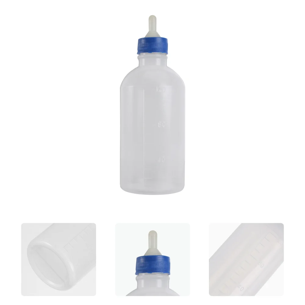 5Pcs Pet Dog Feeding Bottles Cat Nursing Bottles Pet Medicine Feeding Containers