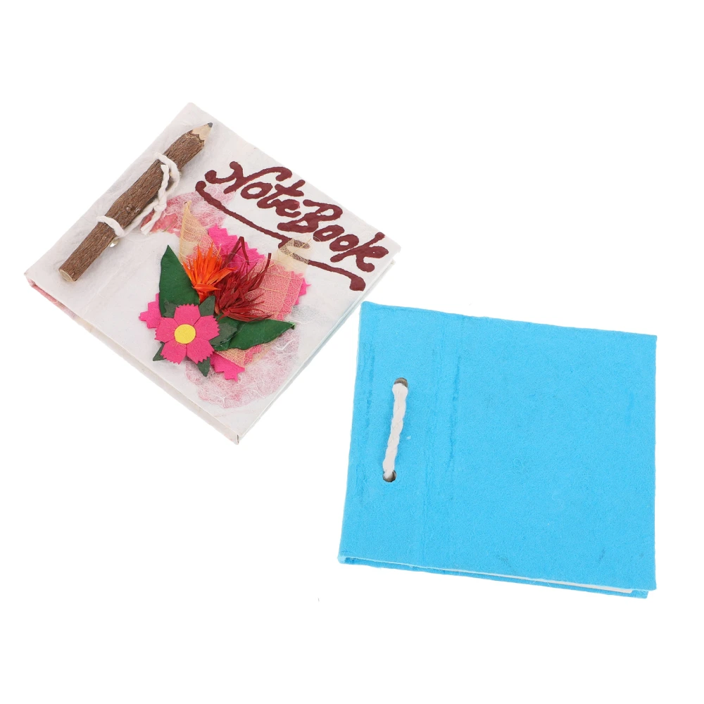 2Pcs Notepads Pocket Note Pads Mini Notepads Students Stationery (Random Color)