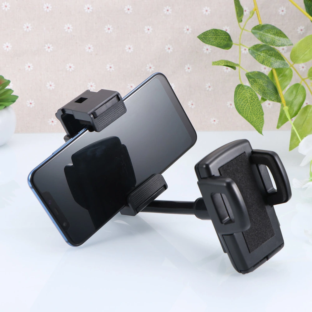 Cell Phone Car Mount Review Mirror Phone Holder Cradle Multifunction Stand for GPS (White)