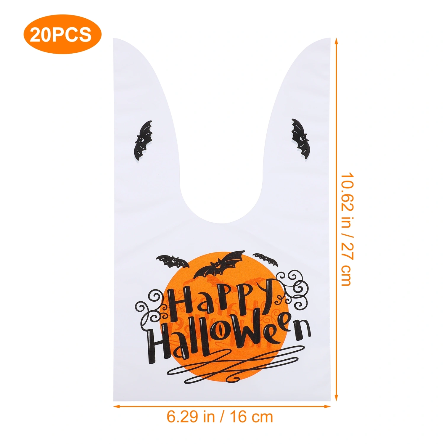 20pcs Candy Biscuit Pouches Gift Packing Pouches Candy Bags for Halloween