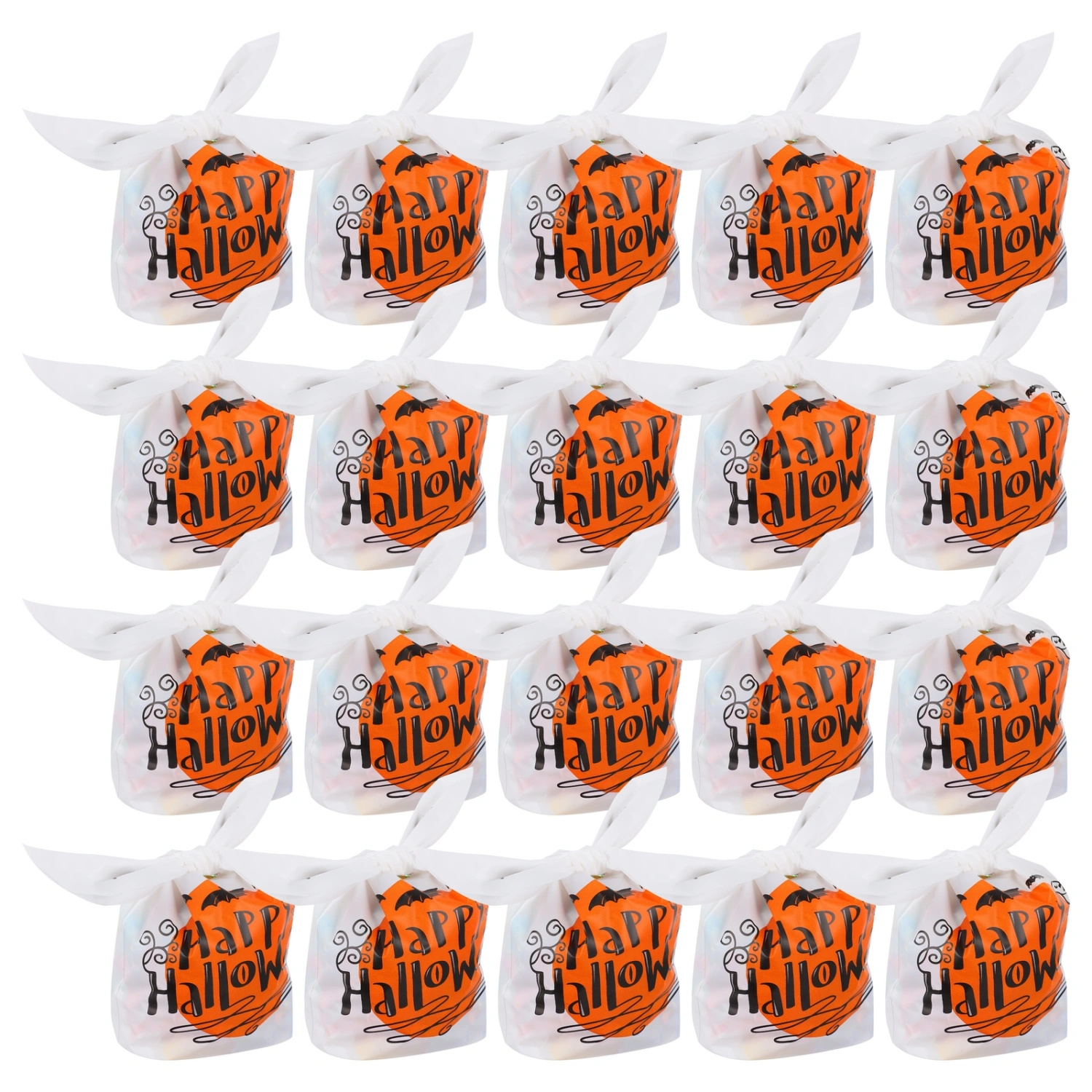 20pcs Candy Biscuit Pouches Gift Packing Pouches Candy Bags for Halloween