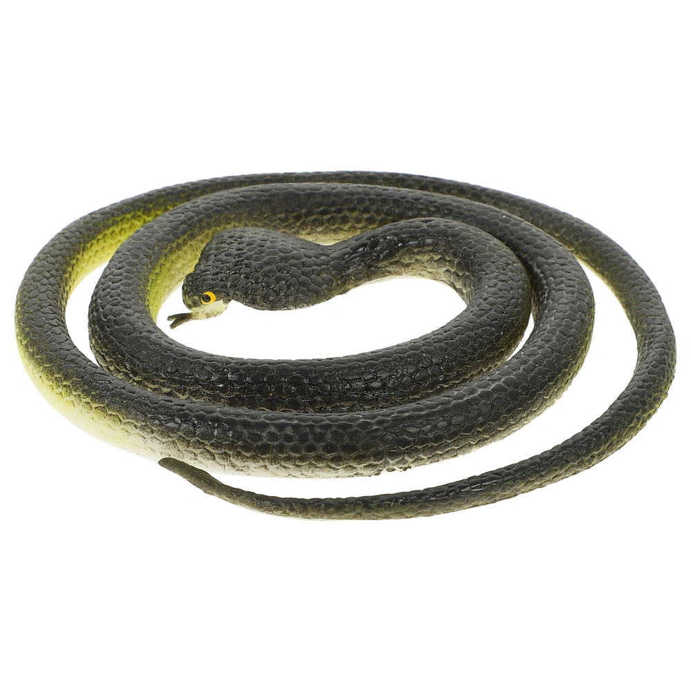 4Pcs Artificial Snake Model Plastic Snake Toy Fake Snake Prop Prank Snake Toy