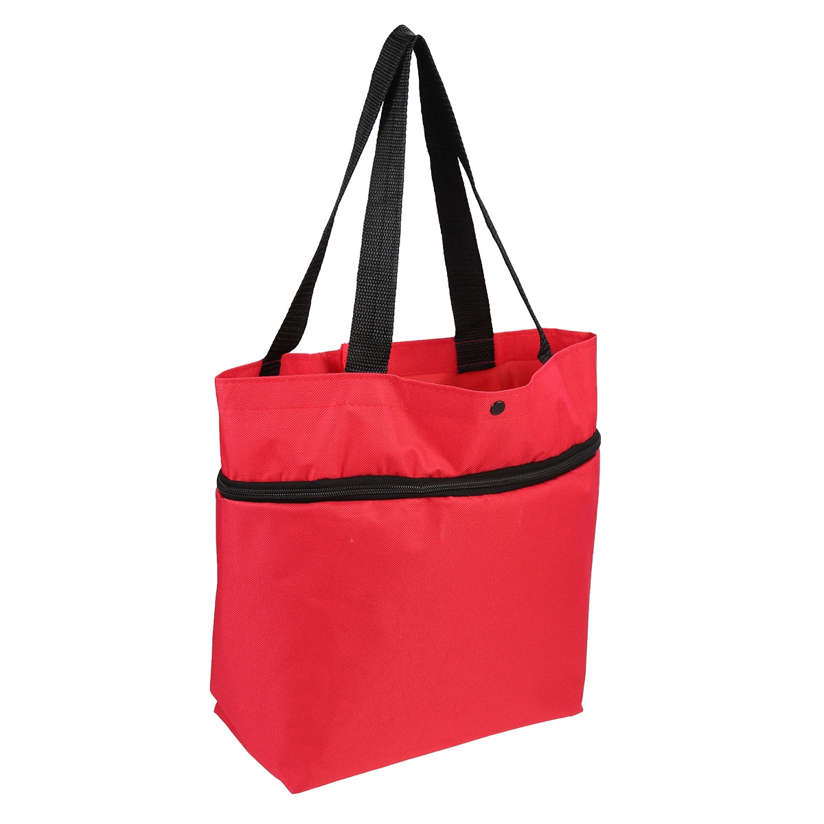 Fashion Folded Shopping Cart Portable Car Luggage Cart Folded Tug Bag Collapsible Shopping Cart Vegetables Organizer Trolley Car(Red)