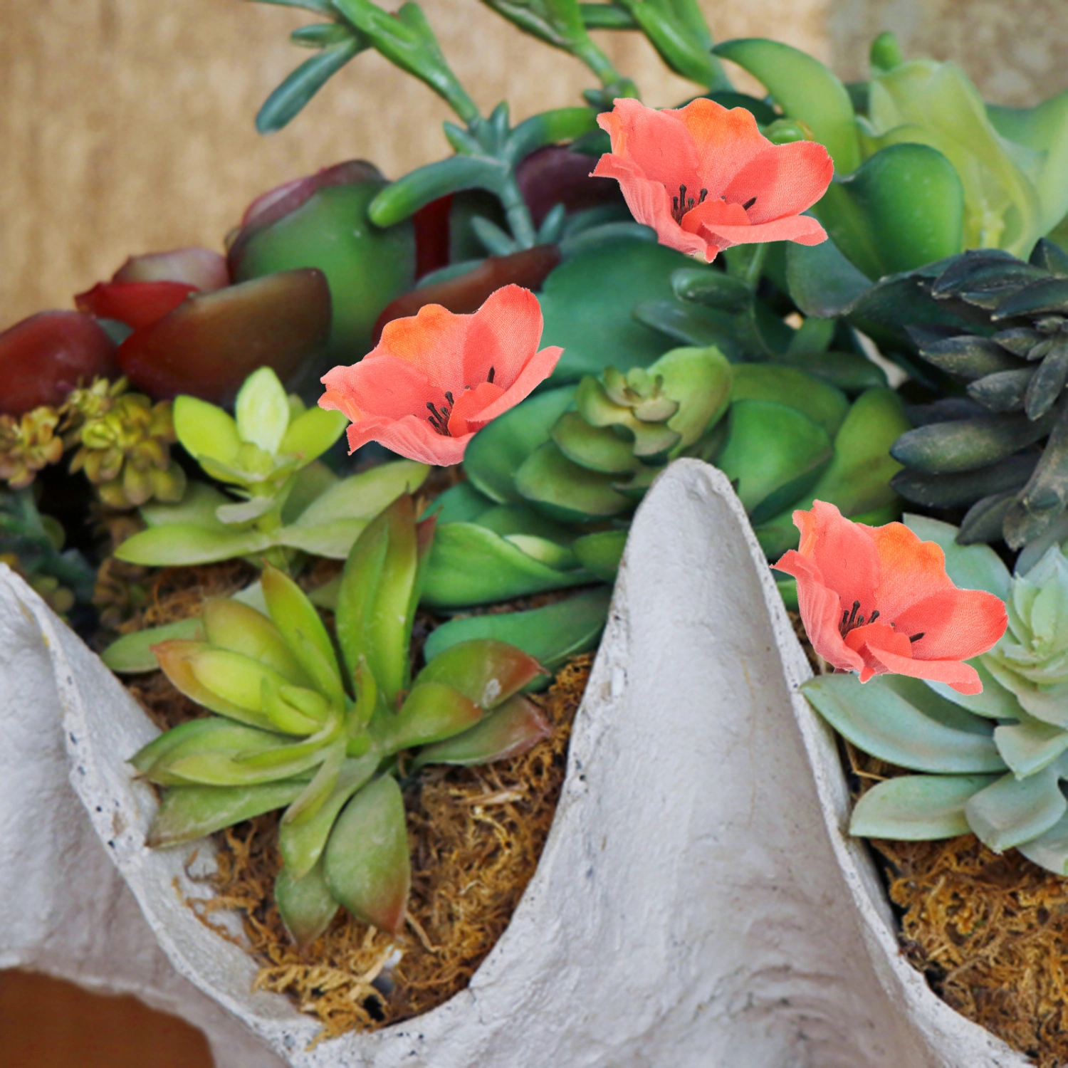 20pcs Simulated Flowers Office Decorative Fake Flowers Lifelike Flowers