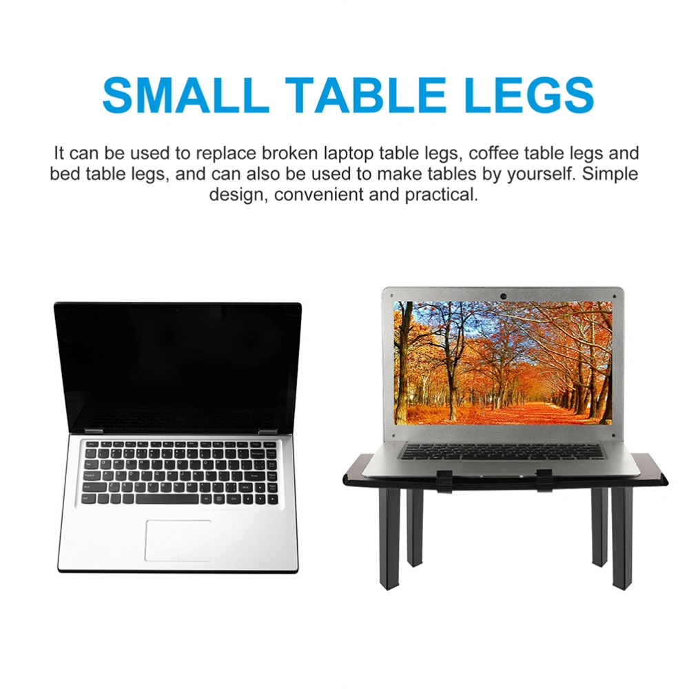 4pcs Practical Folding Table Legs Replaceable Supporting Legs Laptop Table Legs