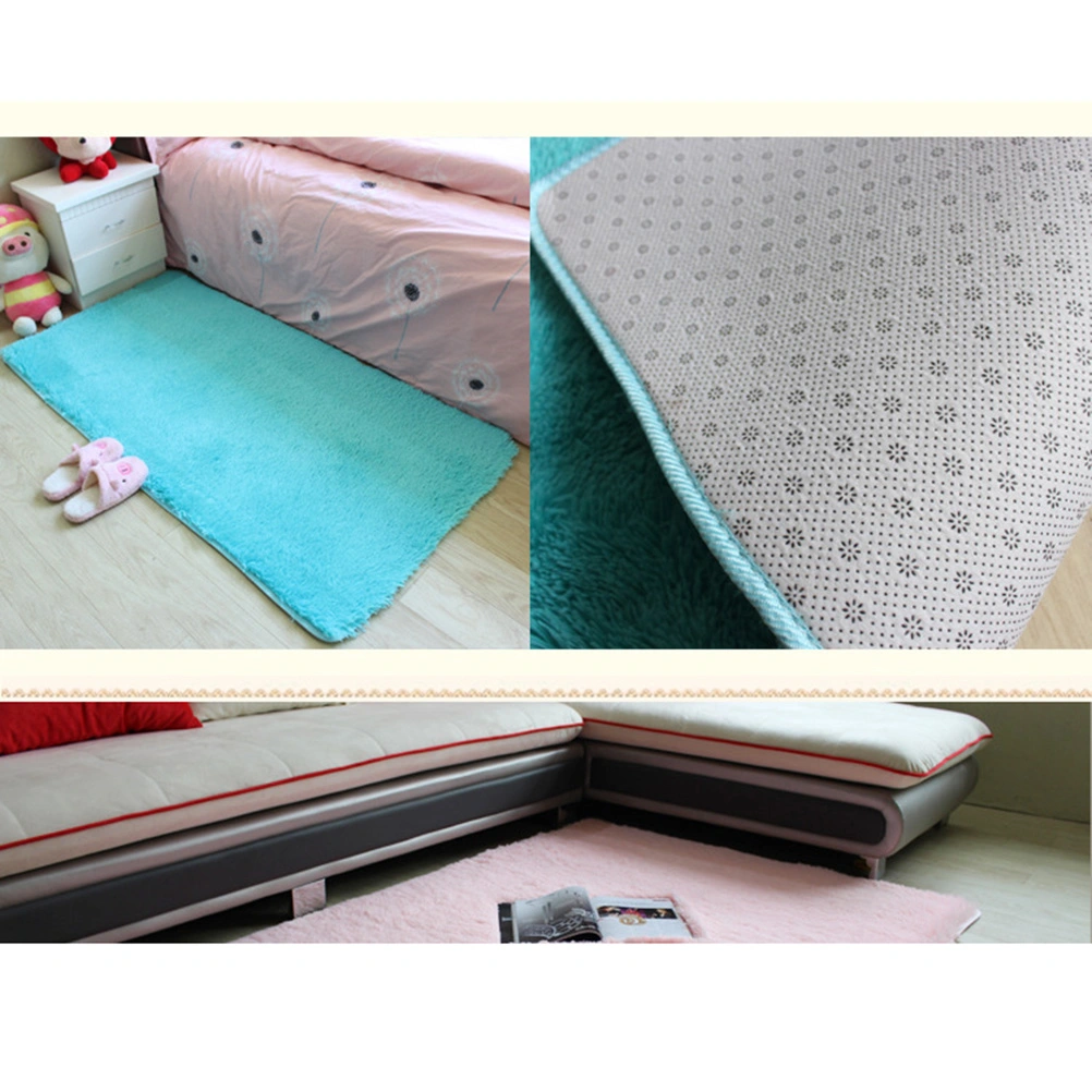 Modern Rugs Living Room Carpet Bedroom Rug for Children Play Solid Home Decorator Floor Mat Carpet 40x60cm (Jewelry Blue)