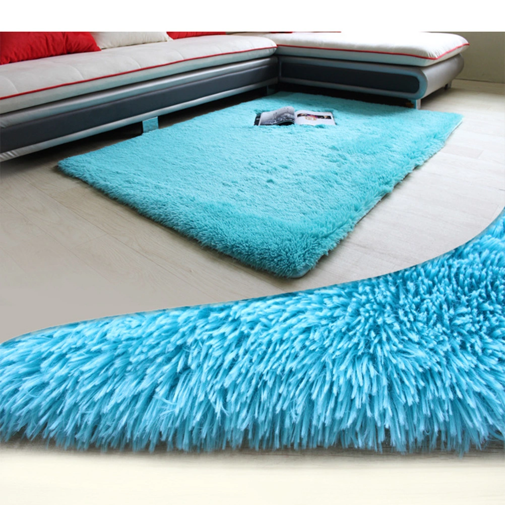 Modern Rugs Living Room Carpet Bedroom Rug for Children Play Solid Home Decorator Floor Mat Carpet 40x60cm (Jewelry Blue)