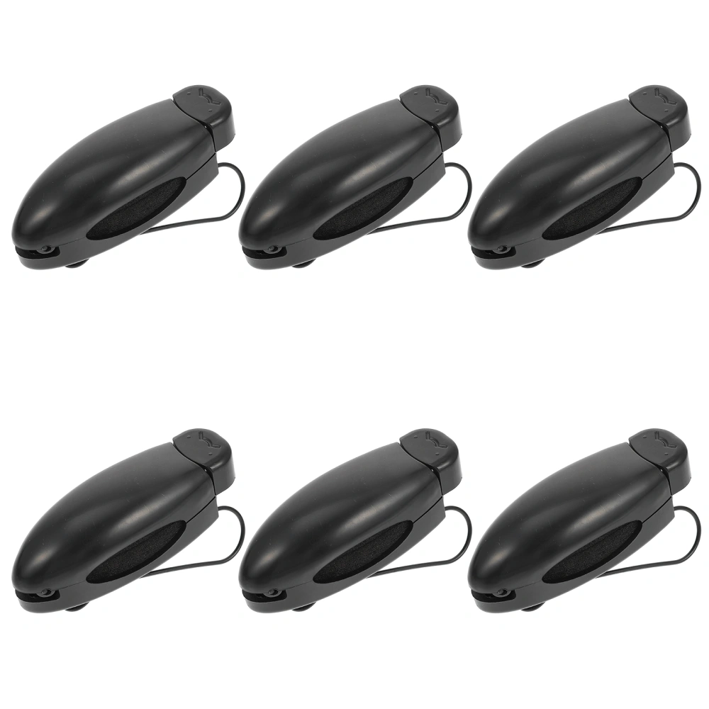 6Pcs Car Sun Visor Glasses Clips Useful Auto Sunglasses Holders Car Accessories