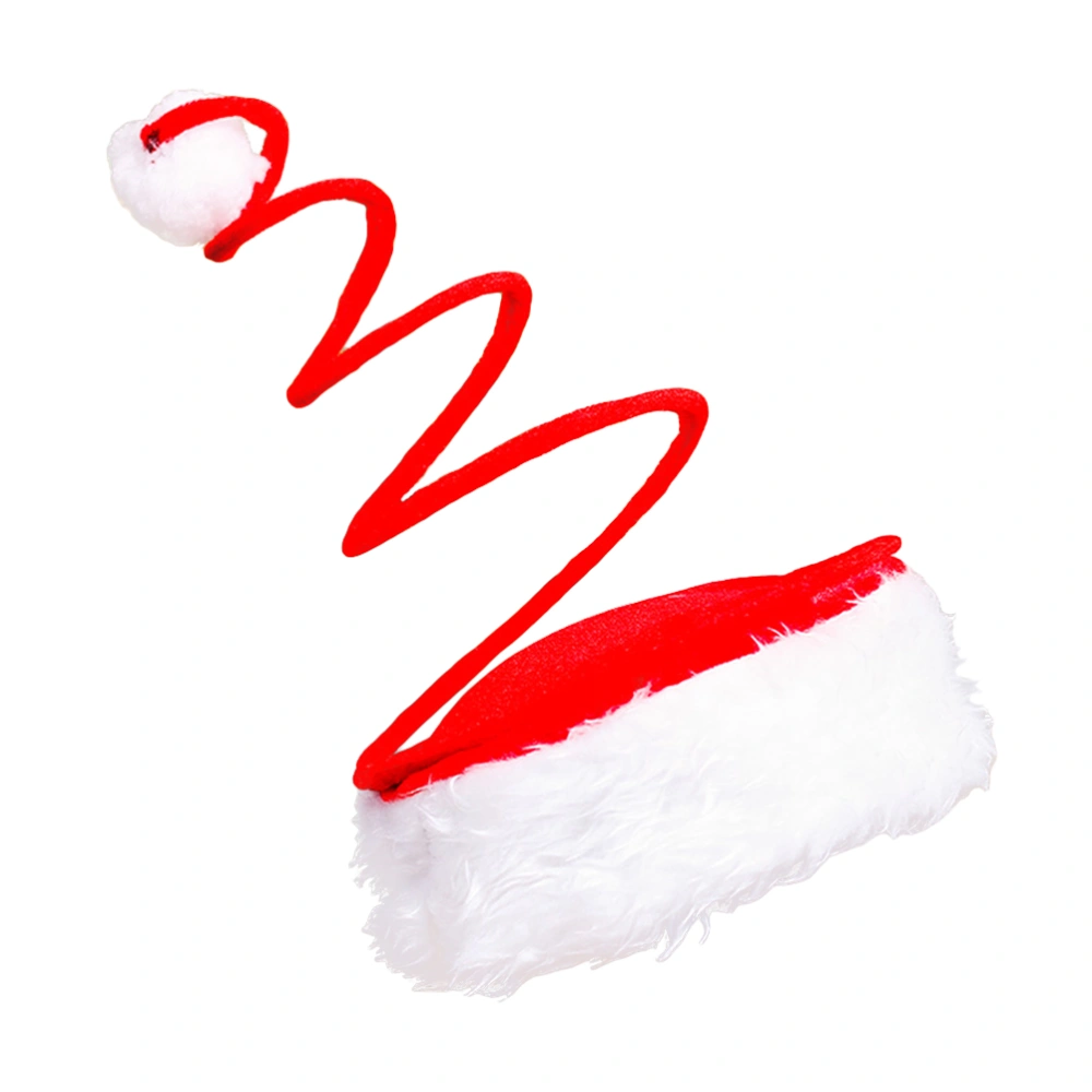 Coil Spring Christmas Hat Comfortable Holiday Headwear for Merry Christmas Ornament