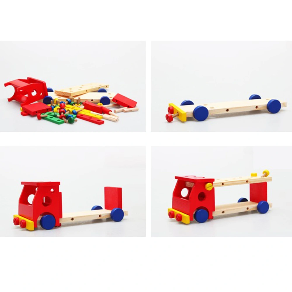 Baby Pounding Bench Wooden Toy with Mallet Construction Vehicle Toys Wood Puzzles Building Blocks Birthday Christmas Gift for Boys Girls Kids