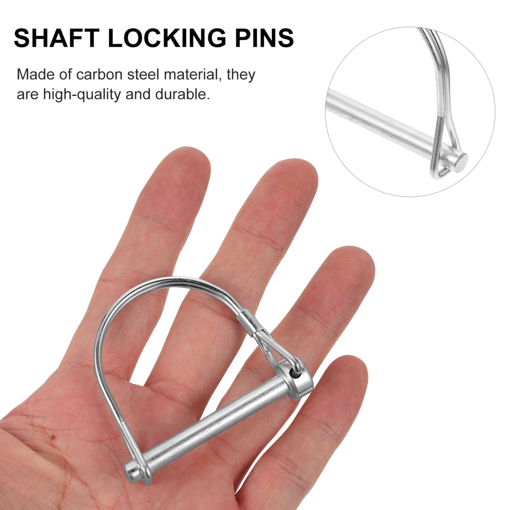 8Pcs Shaft Locking Carbon Steel Safety D Shaped Locating