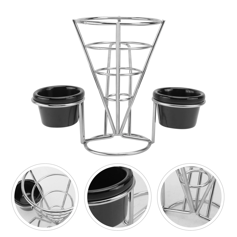 Stainless Steel Fries Basket Practical Food Frying Basket French Fries Rack