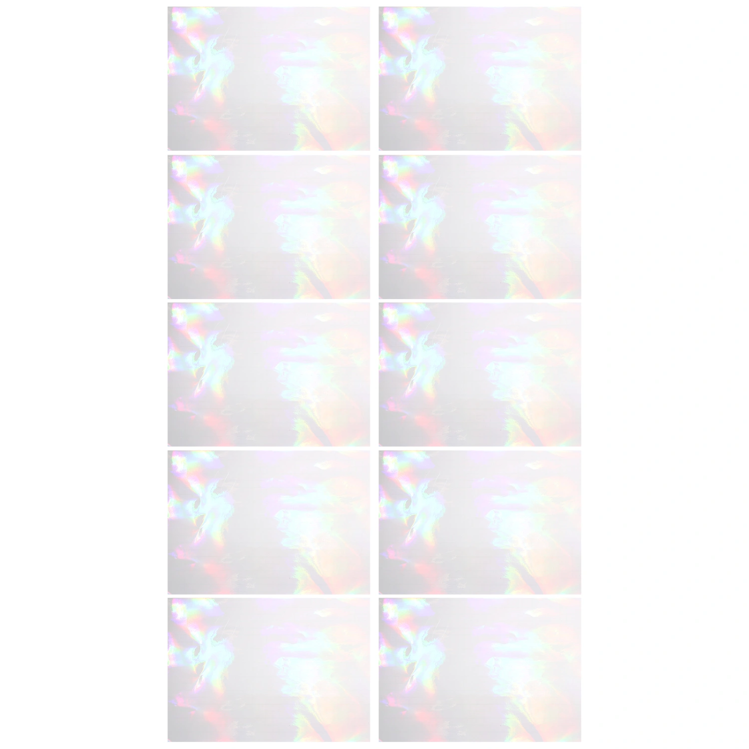 10 Sheets of Photo Laminating Film Picture Protective Plastic Films Decorative Films