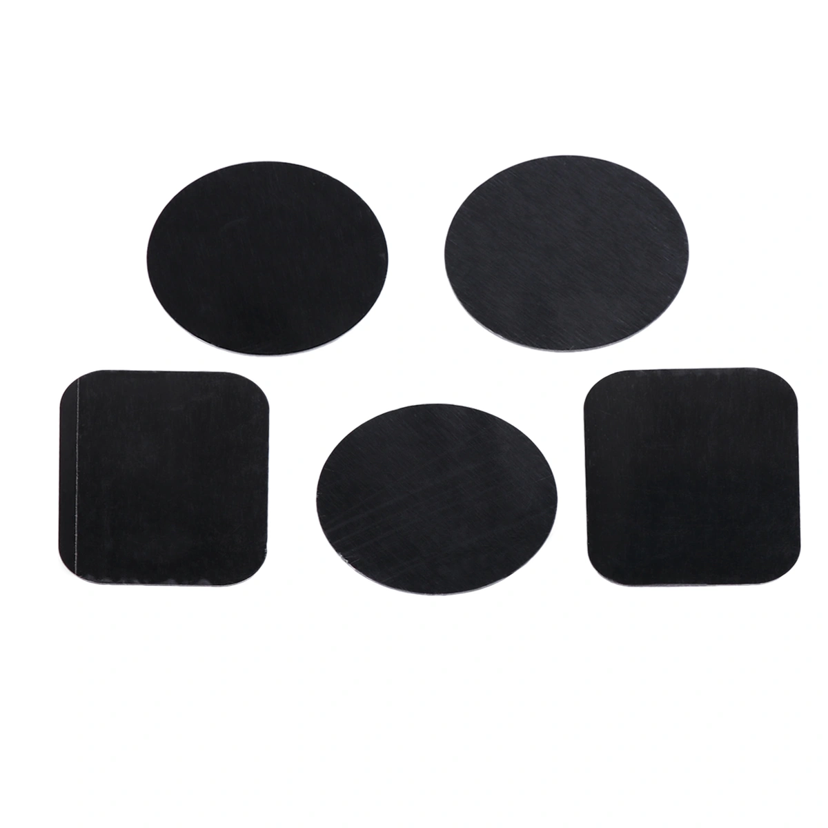 5PCS Mobile Phone Bracket Accessories Patch Mobile Phone Magnetic Sheet Mobile Phone Holder Iron Plate(Black)