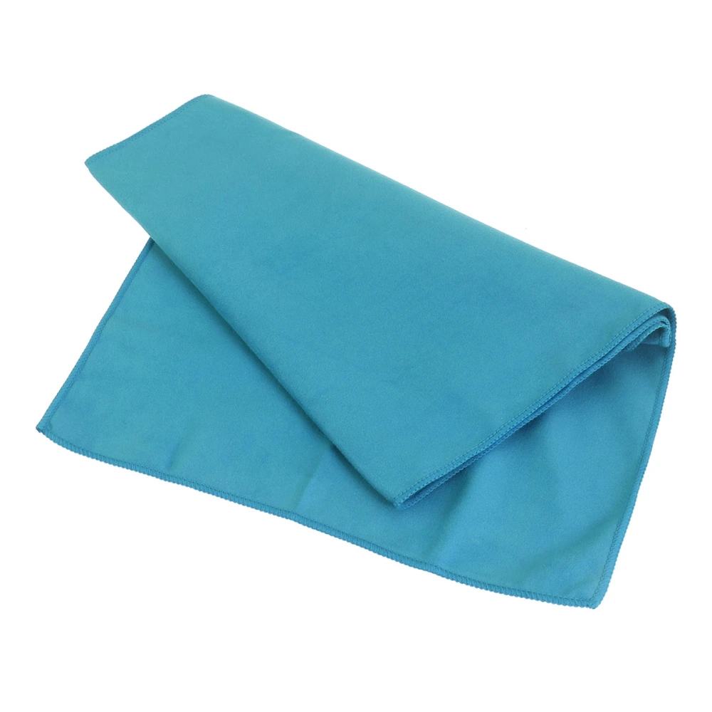 Portable Quick Dry Travel Towel Microfiber Towel Swimming Beach Towel Gym Towel (Blue Zircon)